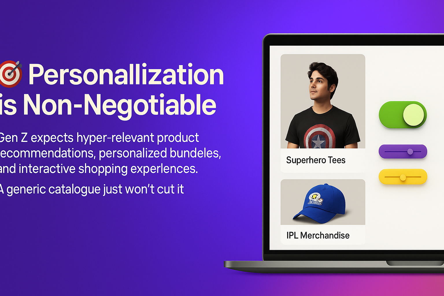 Personalized product suggestions for Gen Z